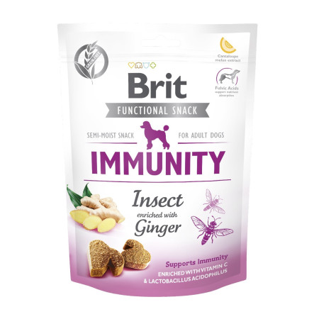 Brit Dog Functional Snack Immunity Ласощі для підтримання імунітету у собак 150 г